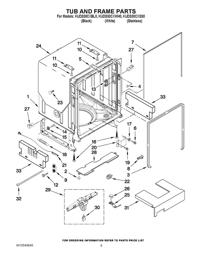 Diagram for KUDS30CXWH0