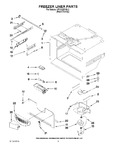 Diagram for 02 - Freezer Liner Parts