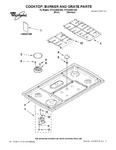 Diagram for 01 - Cooktop, Burner And Grate Parts