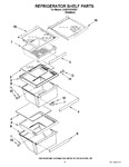 Diagram for 03 - Refrigerator Shelf Parts
