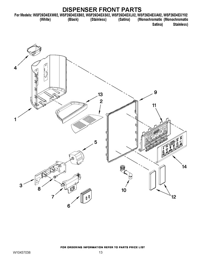 Diagram for WSF26D4EXL02