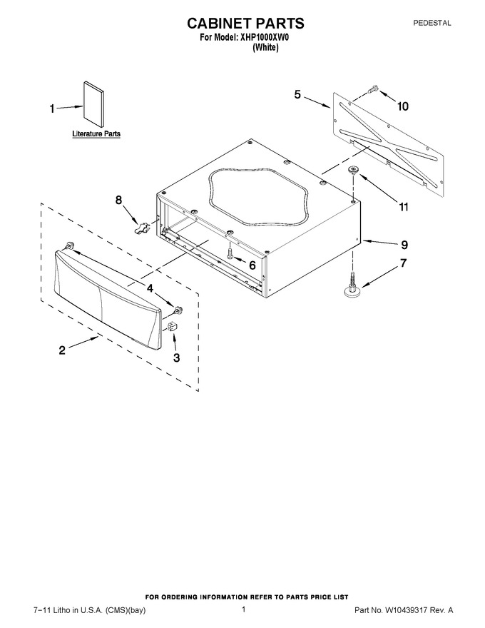 Diagram for XHP1000XW0