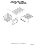 Diagram for 03 - Freezer Shelf Parts