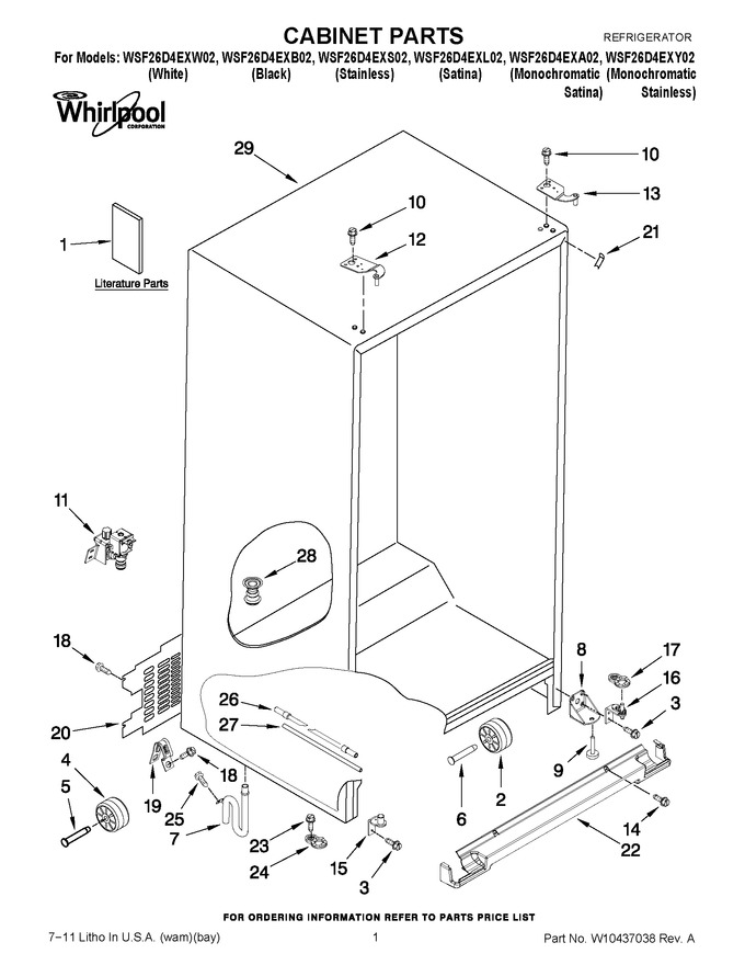 Diagram for WSF26D4EXL02