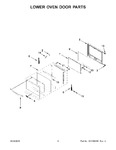 Diagram for 05 - Lower Oven Door Parts