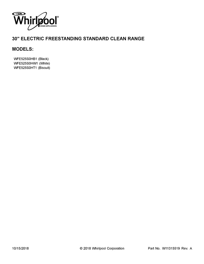 Diagram for WFE525S0HW1