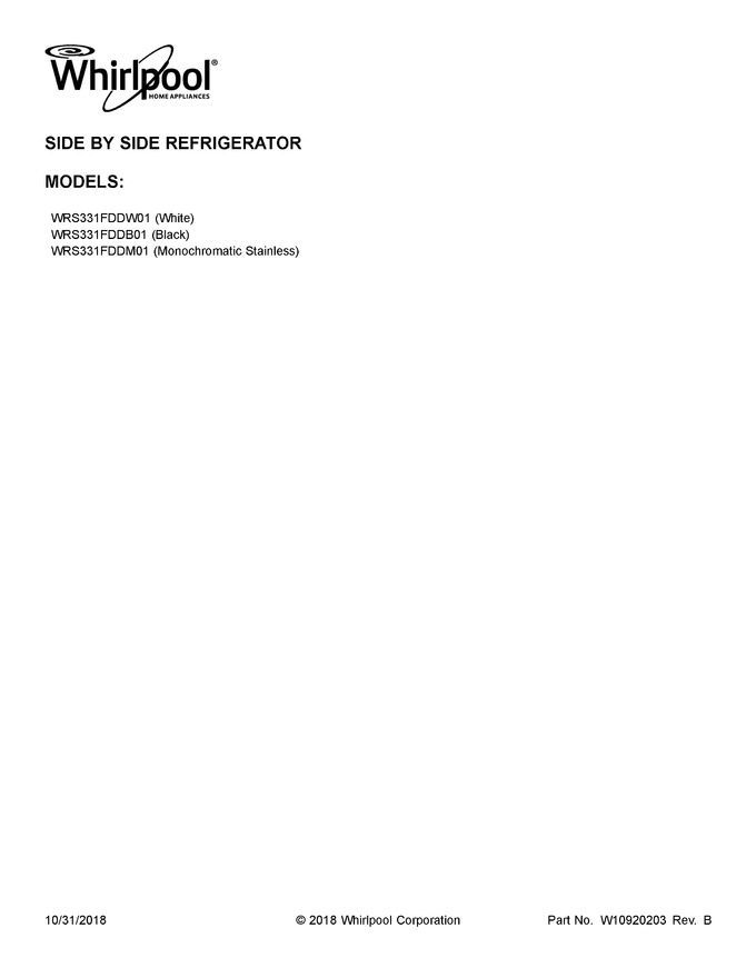 Diagram for WRS331FDDM01