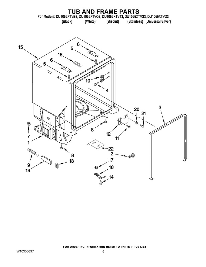 Diagram for DU1055XTVQ3