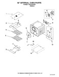 Diagram for 10 - 18`` Internal Oven Parts