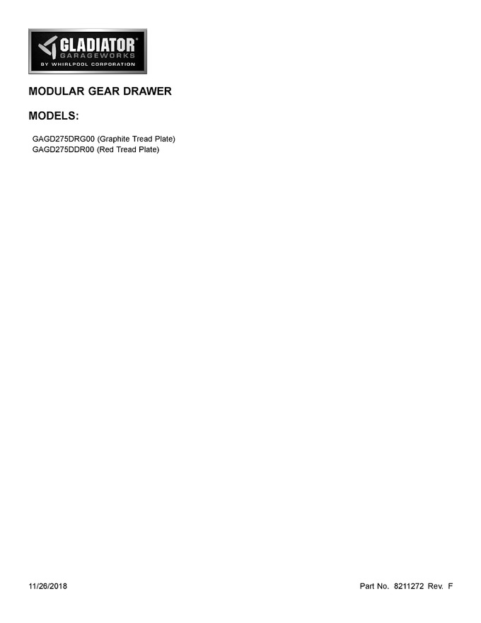 Diagram for GAGD275DRG00