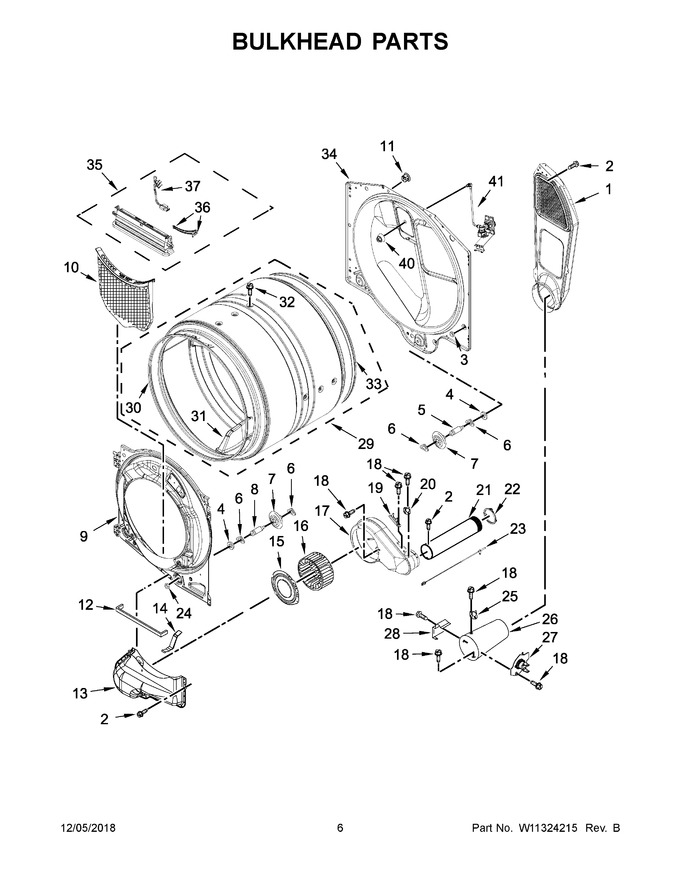 Diagram for WGD5620HW0