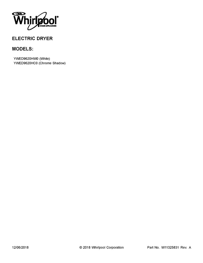 Diagram for YWED9620HC0