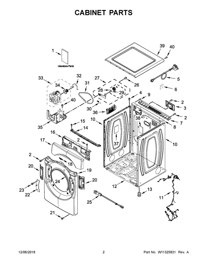 Diagram for YWED9620HC0