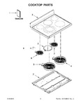 Diagram for 02 - Cooktop Parts