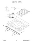 Diagram for 02 - Cooktop Parts