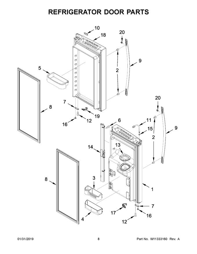 Diagram for WRF555SDFZ09