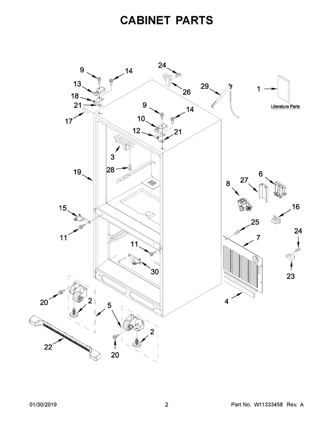 Diagram for WRFA35SWHZ02