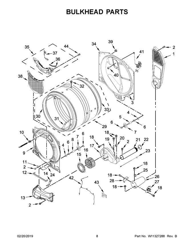 Diagram for WGD9620HBK0