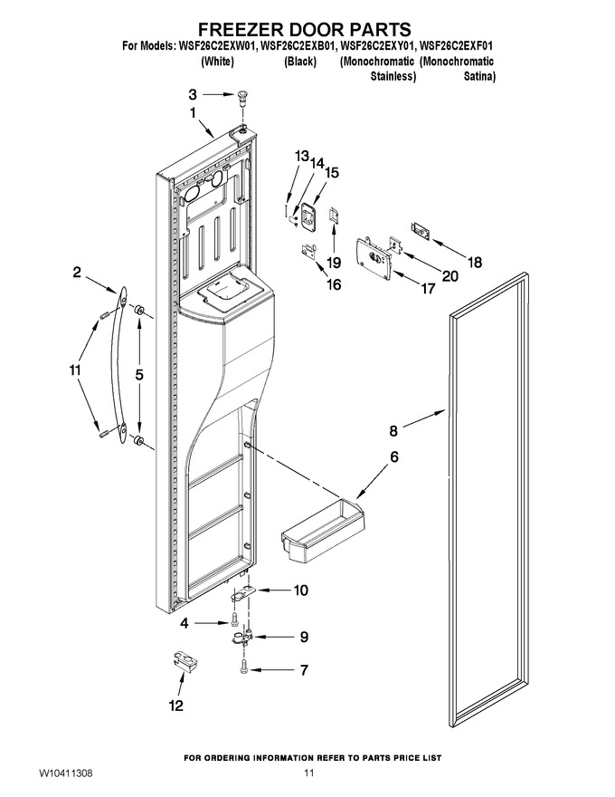 Diagram for WSF26C2EXY01