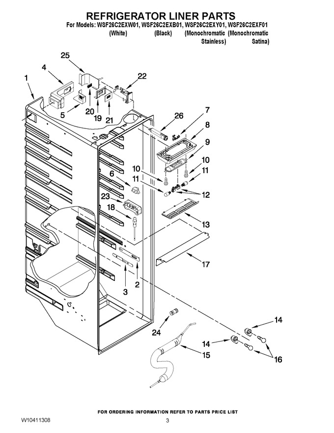 Diagram for WSF26C2EXF01