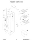 Diagram for 05 - Freezer Liner Parts