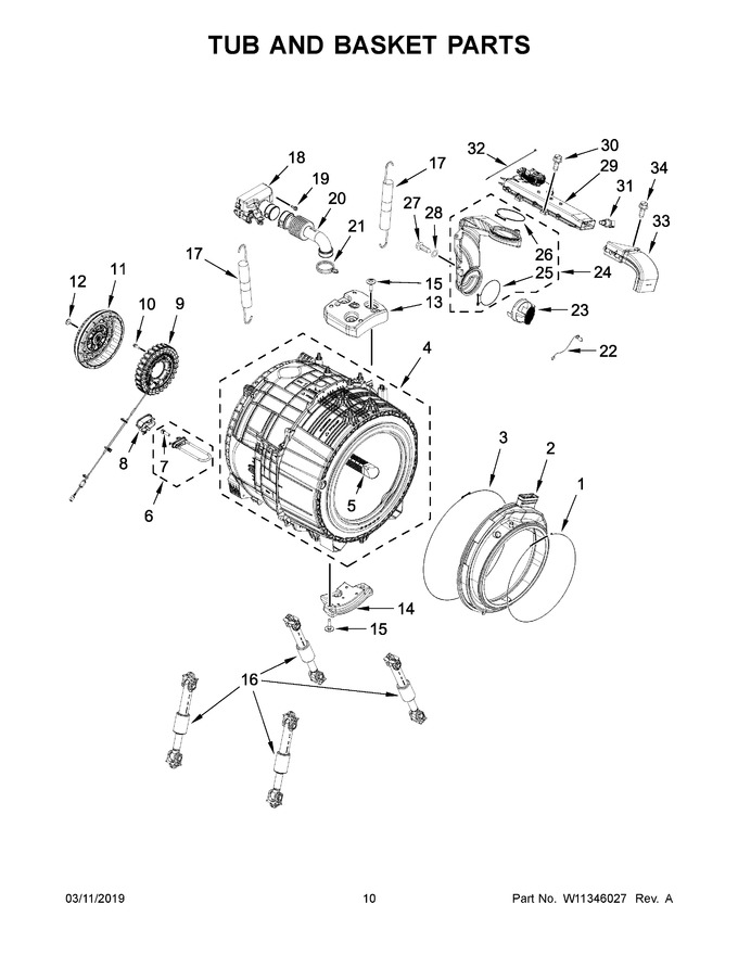 Diagram for WFW8620HC1