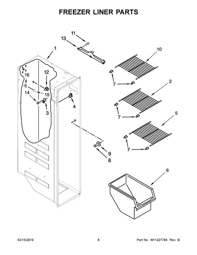 Diagram for WRS331SDHW00