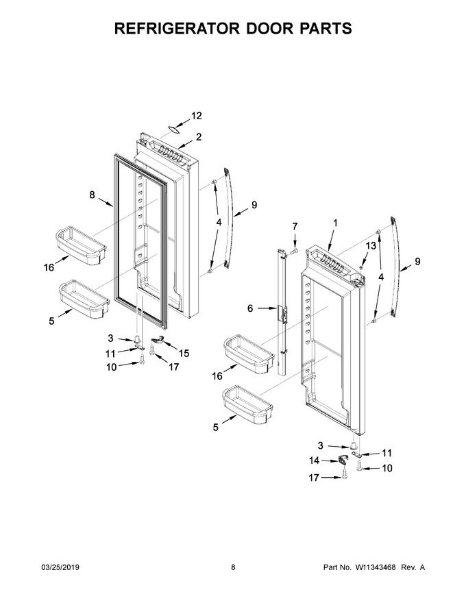 Diagram for WRF535SWHB01