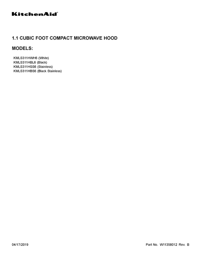 Diagram for KMLS311HBL6