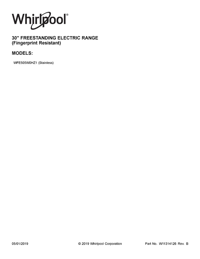 Diagram for WFE505W0HZ1