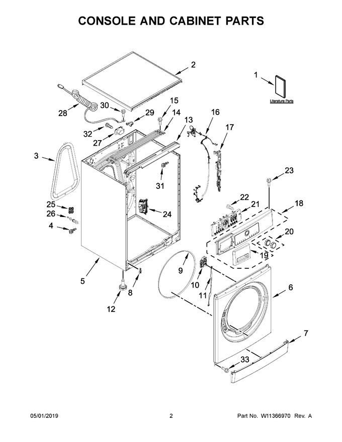 Diagram for WFW3090GW2
