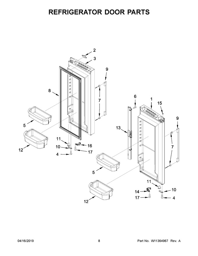 Diagram for WRFA35SWHN01