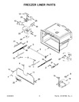 Diagram for 04 - Freezer Liner Parts
