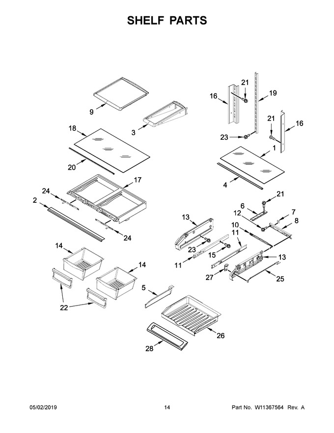 Diagram for WRF550CDHZ02