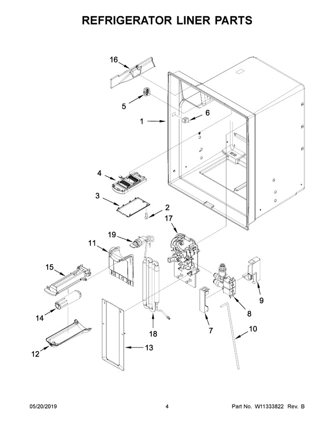 Diagram for WRX735SDHB01