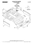 Diagram for 01 - Cooktop Parts