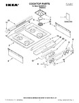 Diagram for 01 - Cooktop Parts