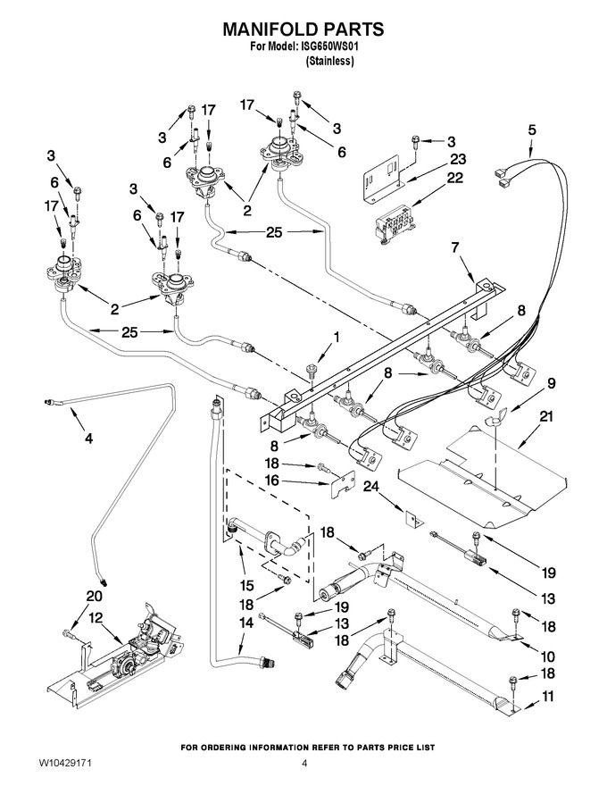 Diagram for ISG650WS01