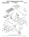 Diagram for 01 - Cooktop, Burner And Grate Parts