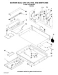 Diagram for 02 - Burner Box, Gas Valves, And Switches