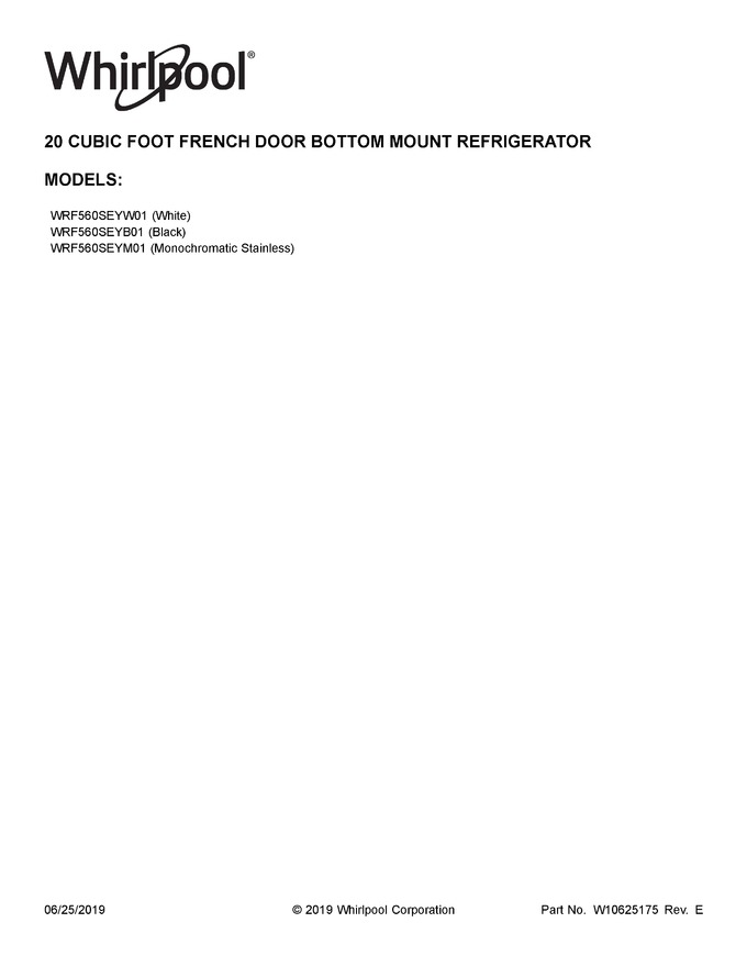 Diagram for WRF560SEYM01