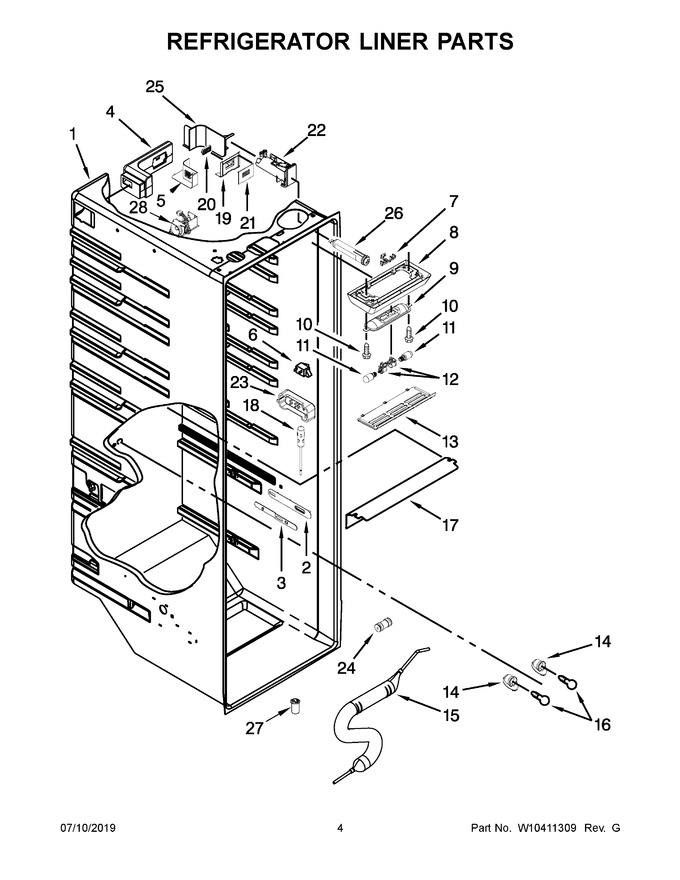 Diagram for WSF26C3EXW01