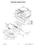 Diagram for 04 - Freezer Liner Parts