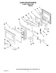 Diagram for 06 - Oven Door Parts