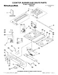 Diagram for 01 - Cooktop, Burner And Grate Parts