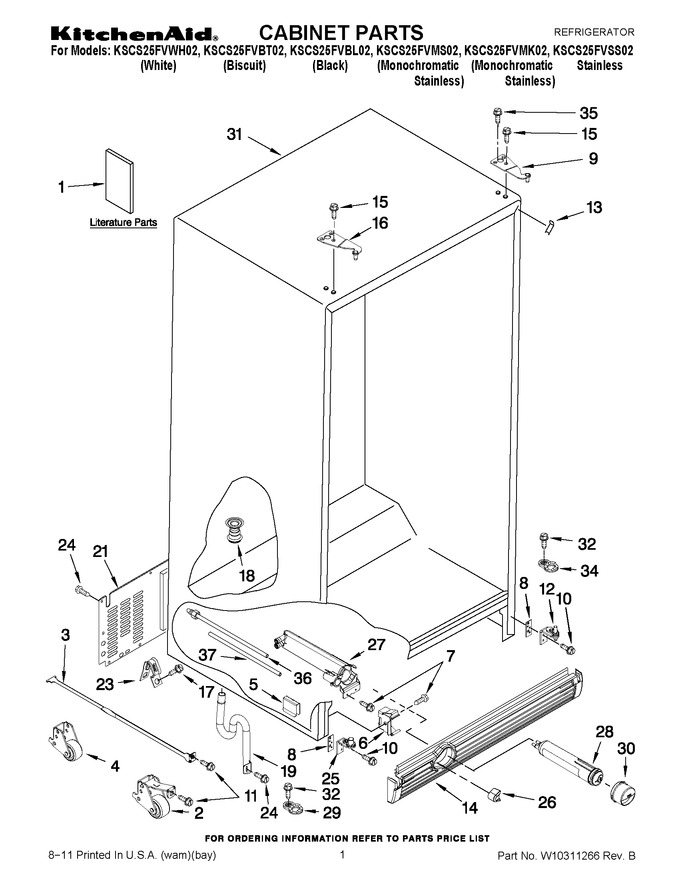 Diagram for KSCS25FVMS02