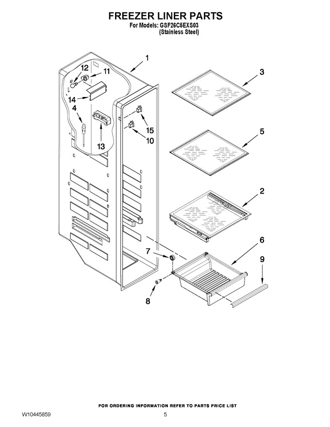 Diagram for GSF26C5EXS03