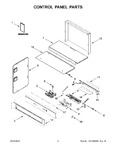 Diagram for 02 - Control Panel Parts