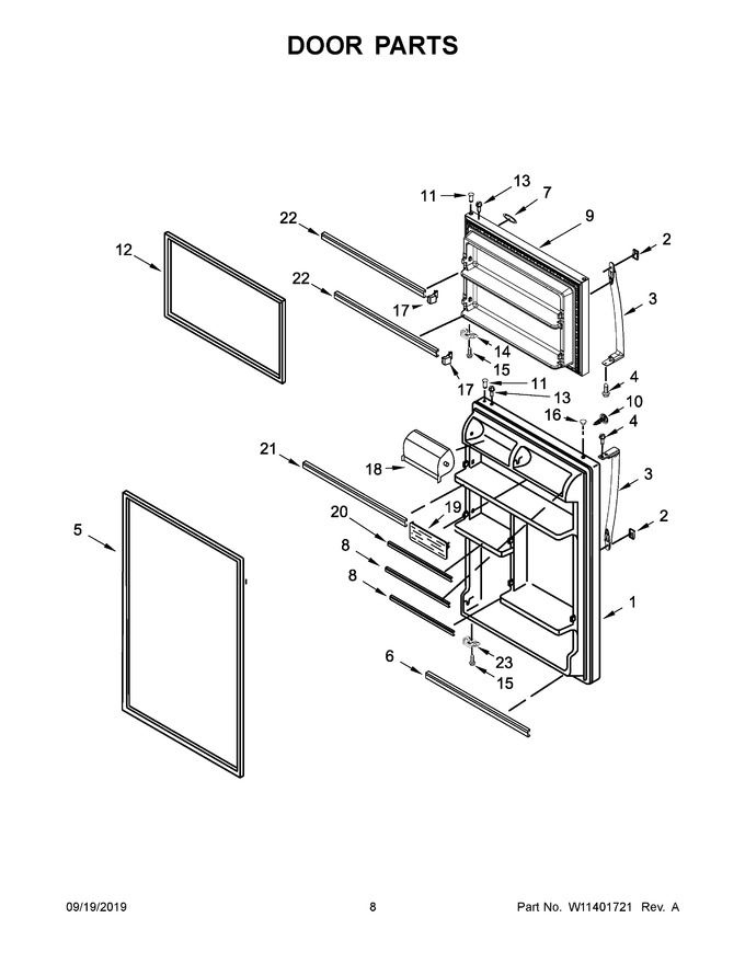 Diagram for WRT318FMDW05
