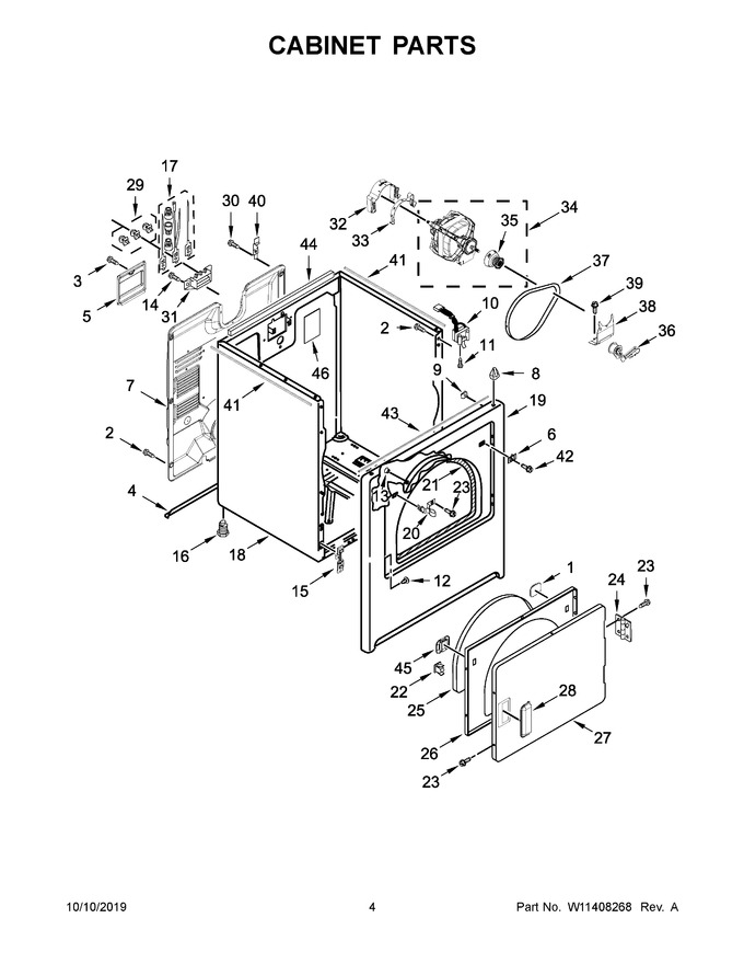 Diagram for 4KWED5700JW0